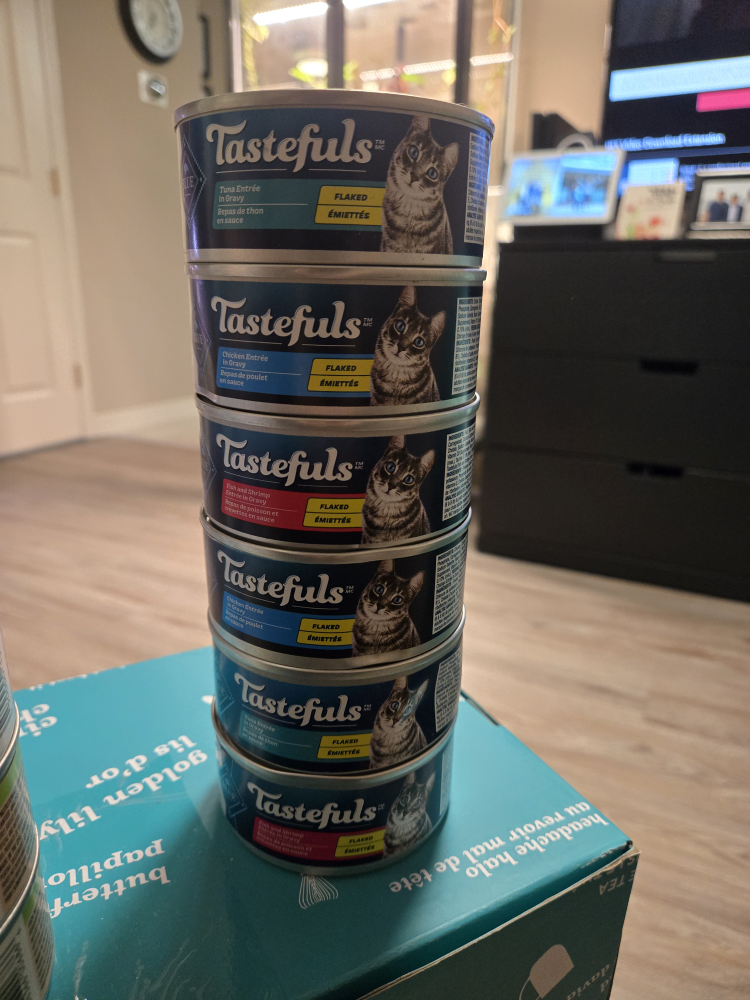Bulk Cat Food - Blue Tastefuls & Friskies Pate