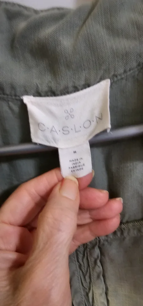 CASLON Olive Green Utility Vest - Size M image indicator(2)