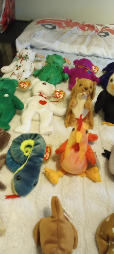 Huge Lot of Ty Beanie Babies Series 4 Original tagsags PE image indicator(4)