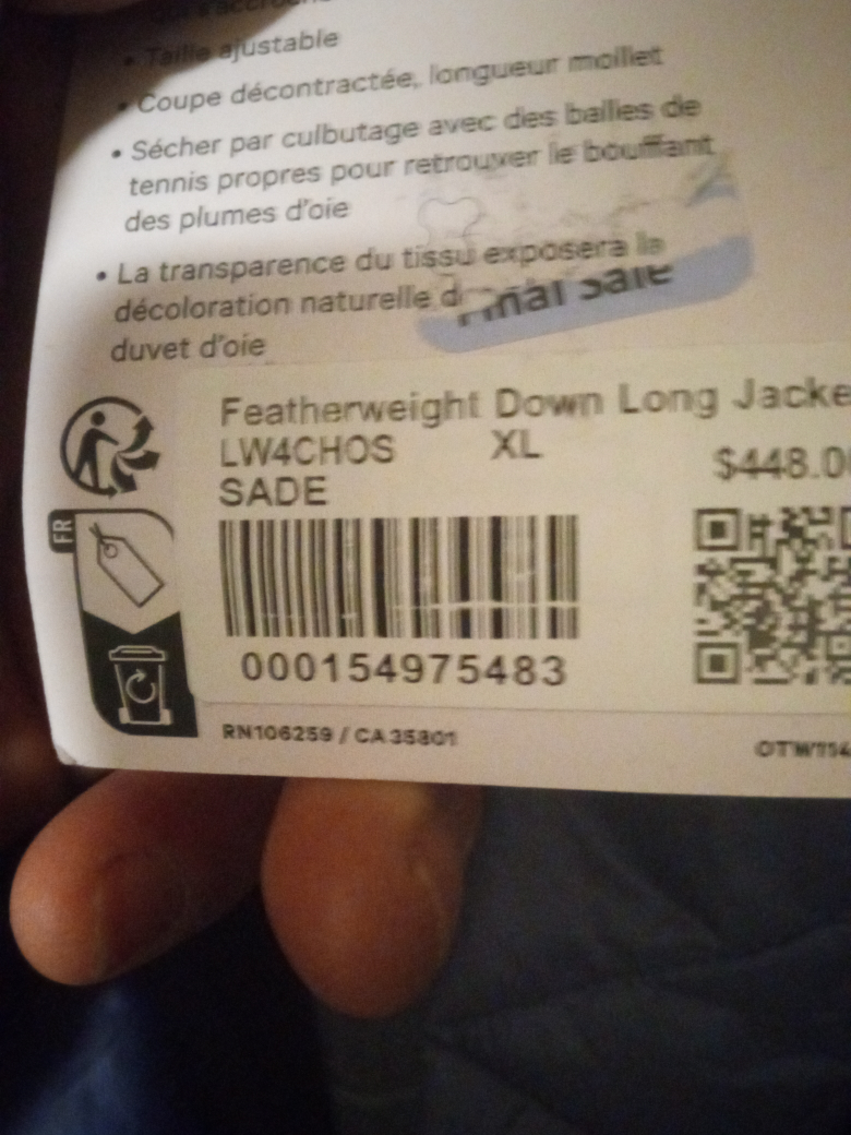 Lululemon Featherweight Down Long Jacket - Size XL - photo 3