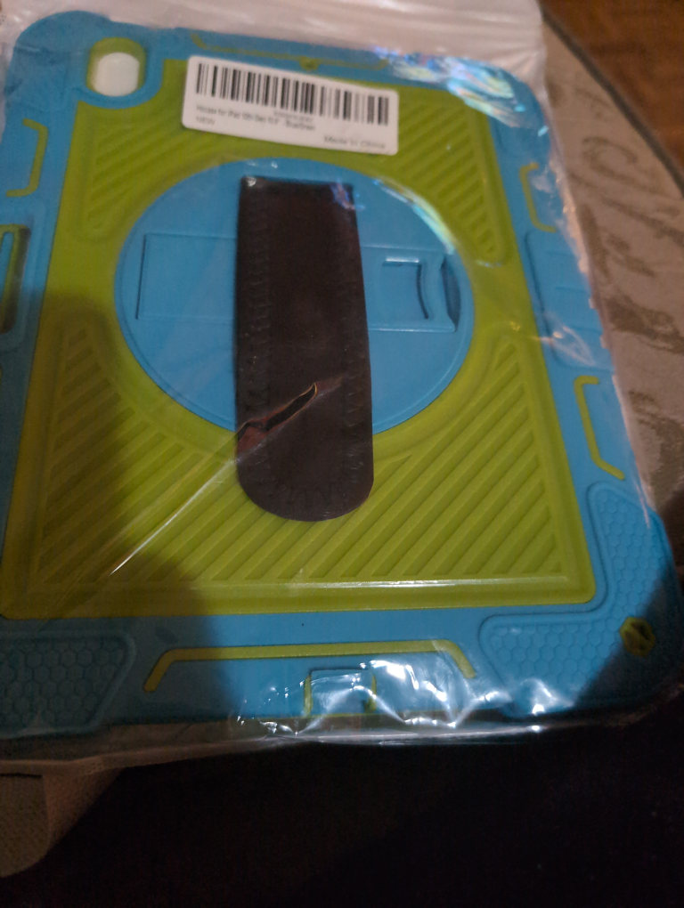 Kids' Tablet Protective Case - Green and Blue