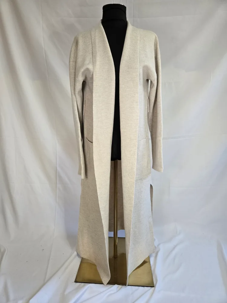 Wilfred Beige Long Cardigan - Size Medium thumbnail
