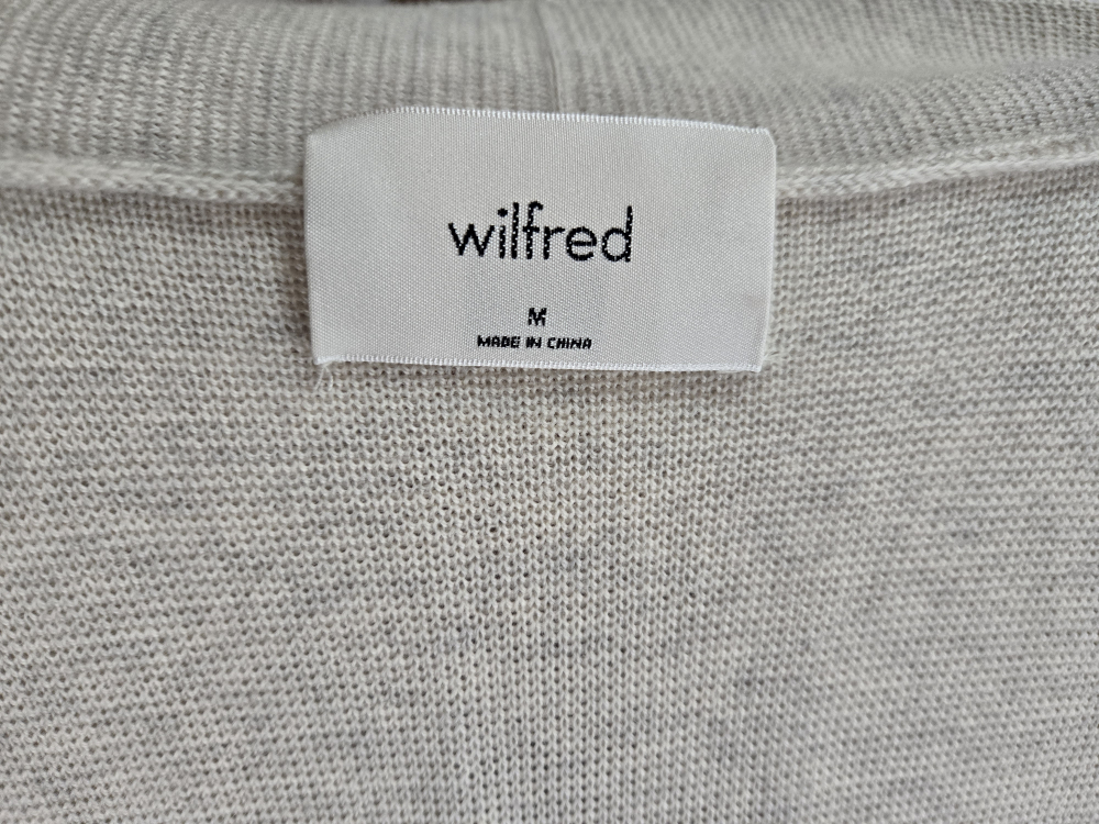 Wilfred Beige Long Cardigan - Size Medium - photo 3