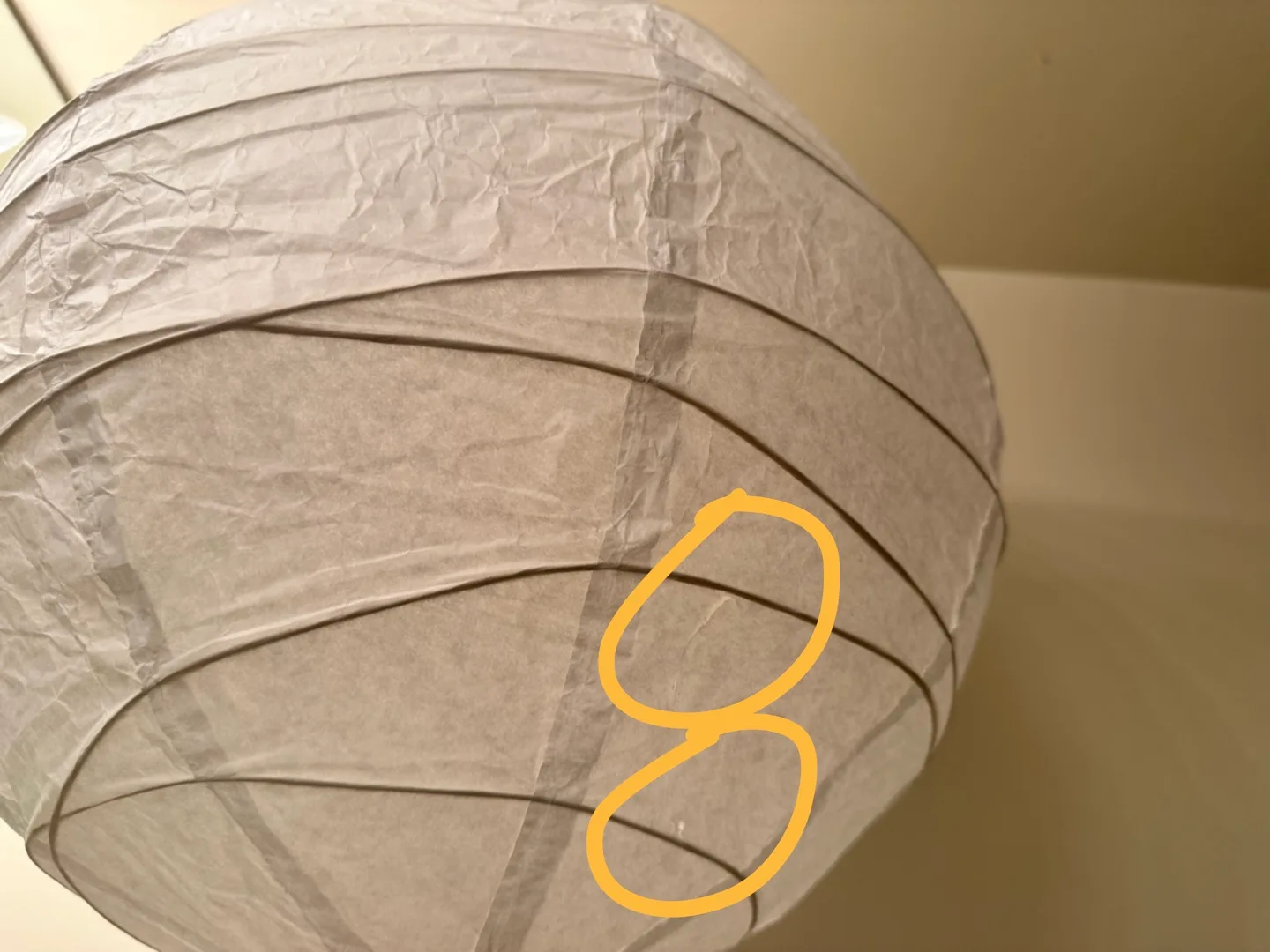 Rigolit Ikea paper pendant lamp shade #freecycle image indicator(2)