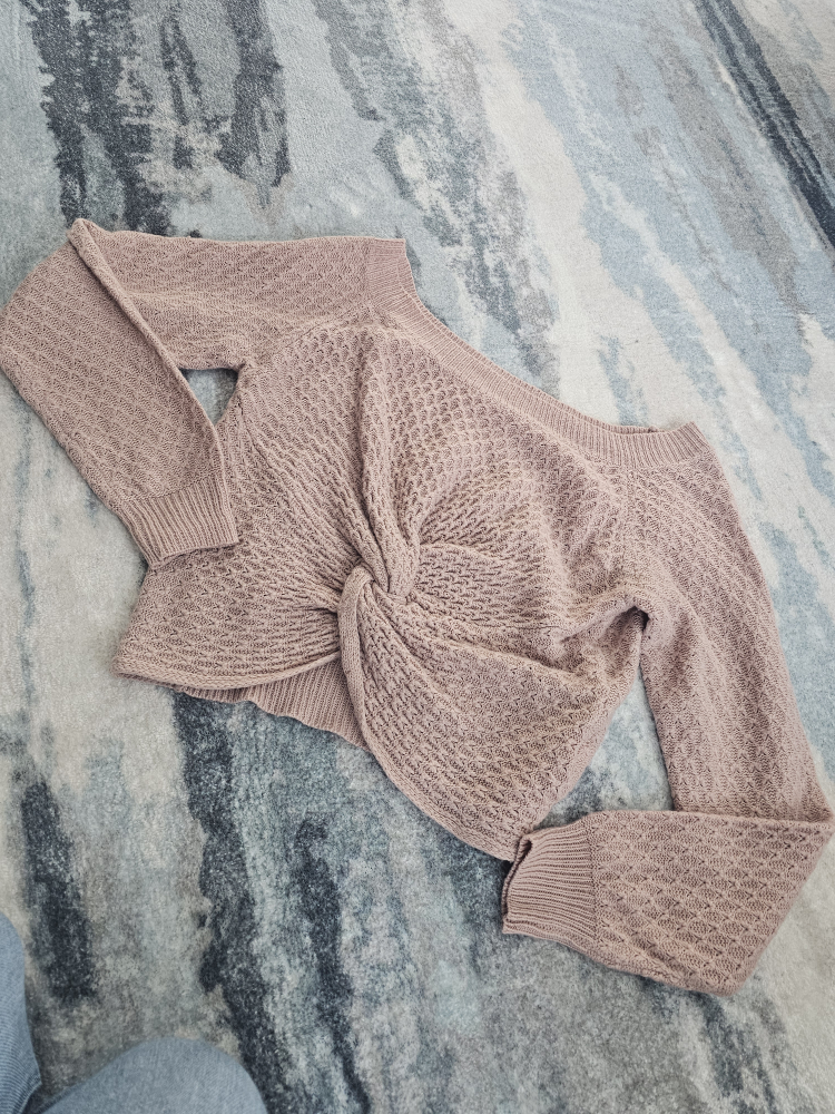 Dusty Rose Knitted Sweater
