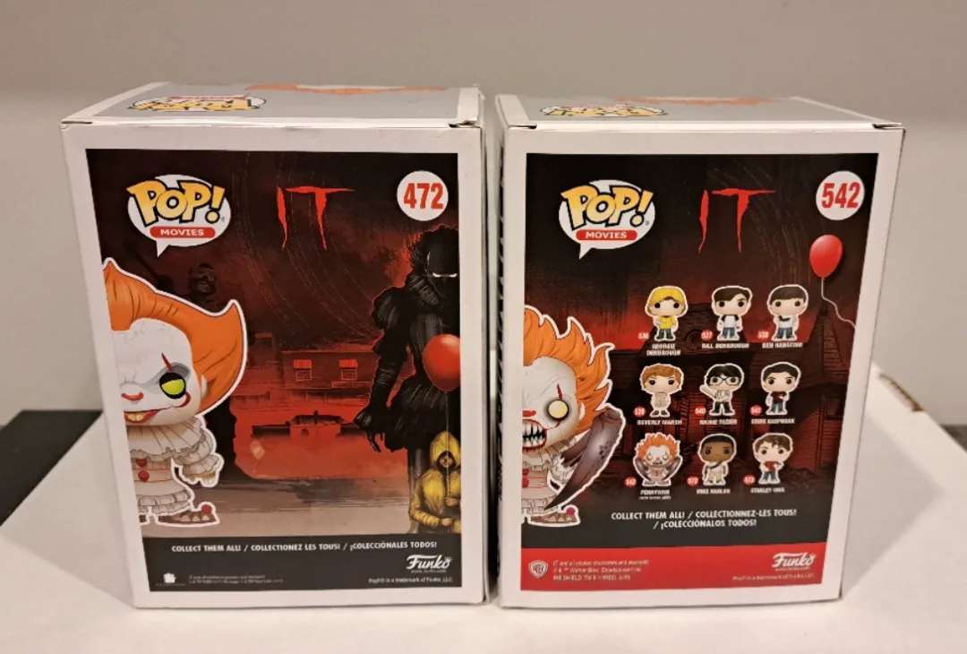 Funko Pop! 🤡 Pennywise (IT) #472 & #542 image indicator(3)