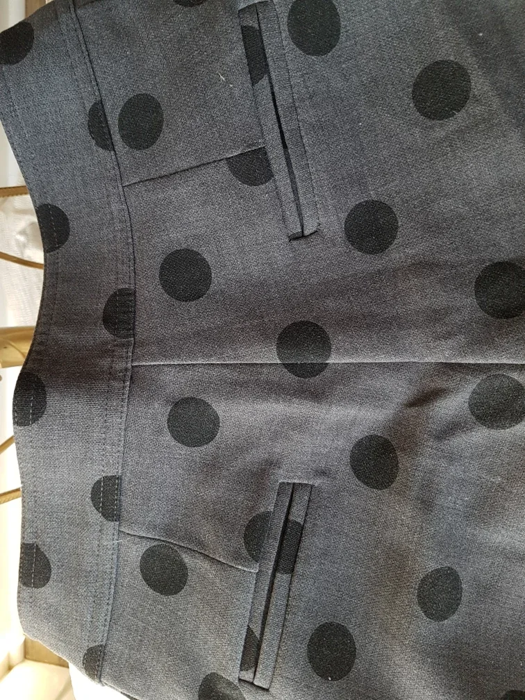 Grey and Black Polka Dot Pants small image indicator(4)