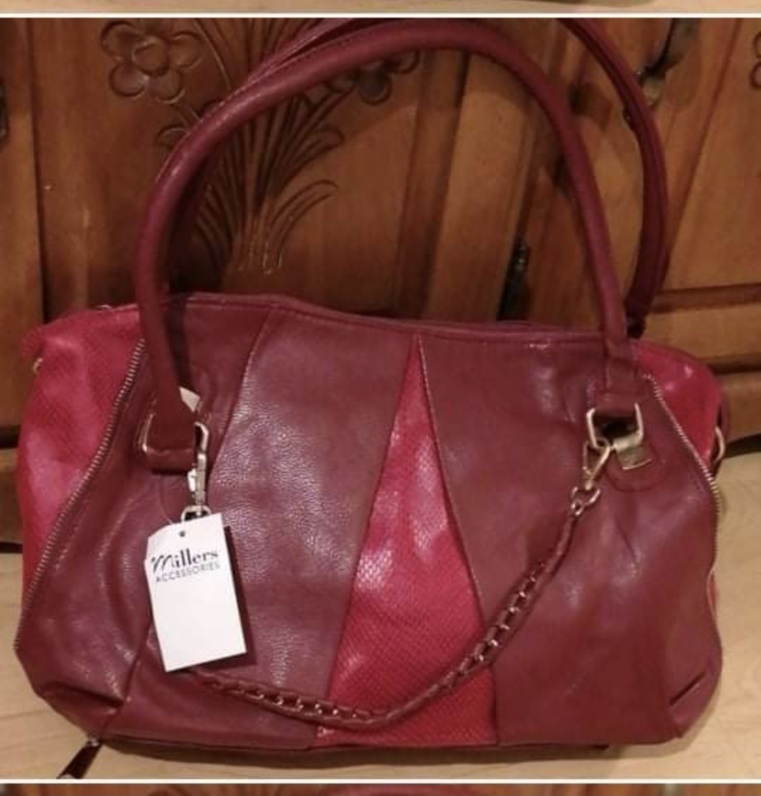 🏈Millers Accessories burgundy  handbag