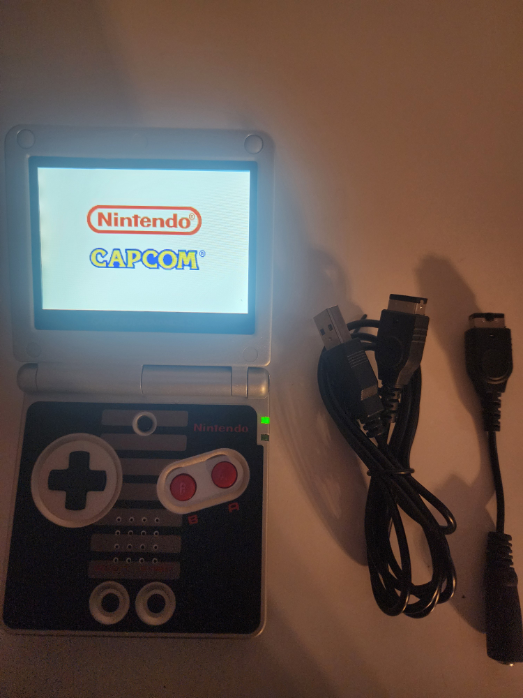 Nintendo Game Boy Advance SP IPS Screen NES Edition. - photo 2