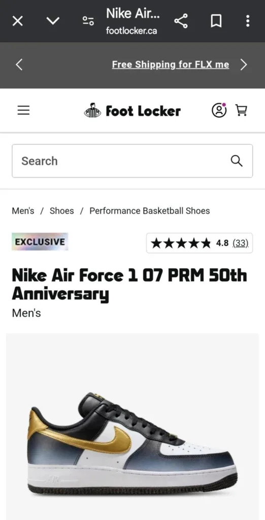 Brand New Nike Air Force 1 PRM 50th Anniversary image indicator(4)