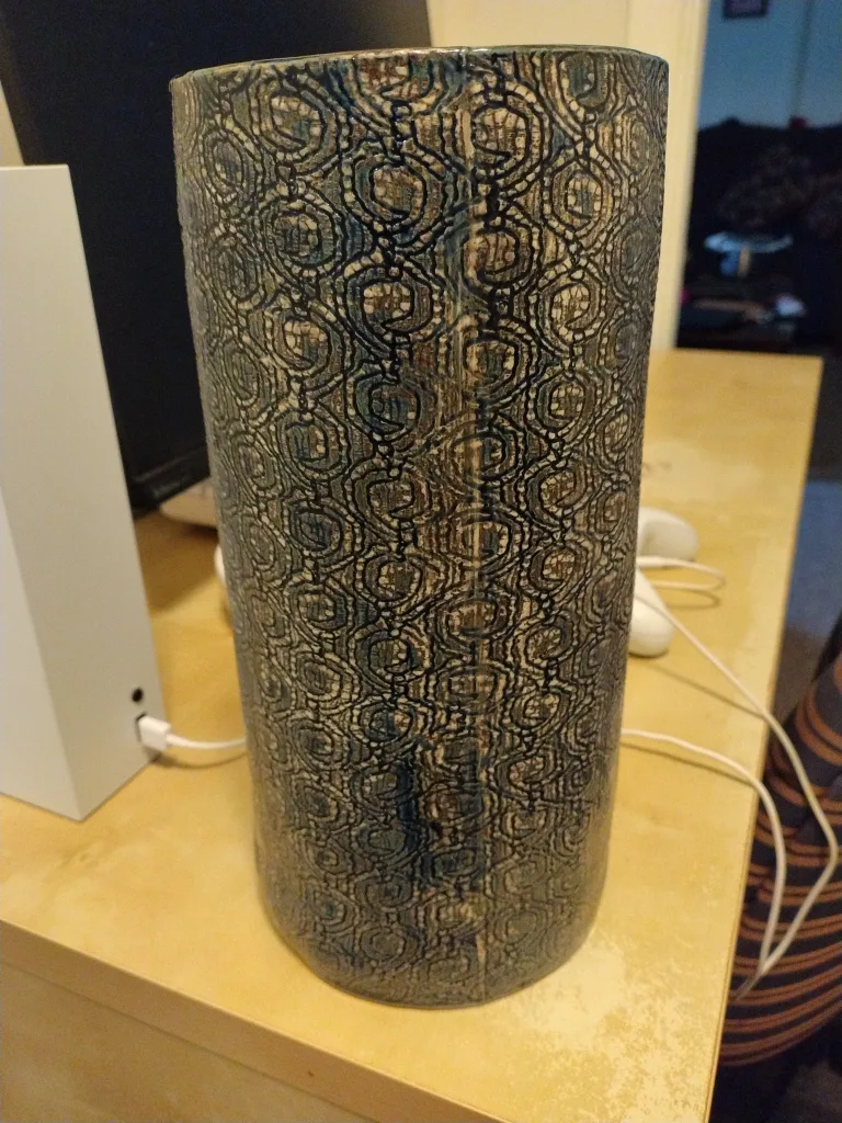 Indigo Ceramic Vase thumbnail