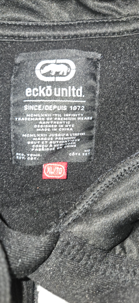 Eckō Unltd. Black Hoodie - Size XL/TG - photo 3