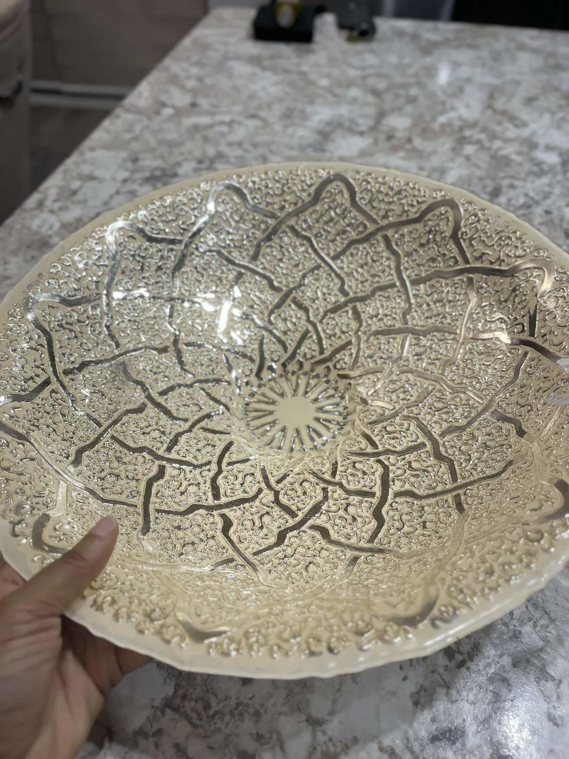 Large Decorative Glass Bowl image indicator(3)