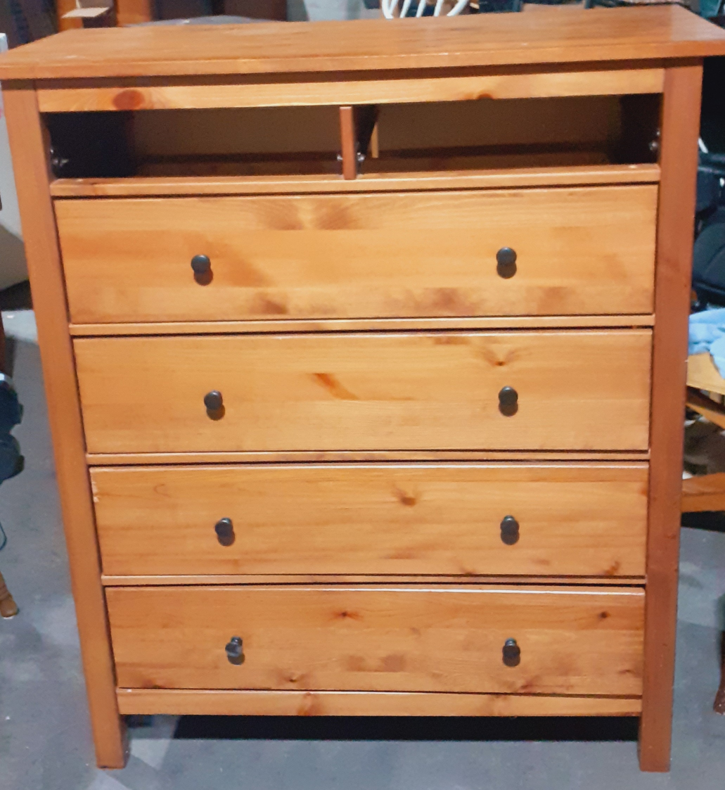 Five-Drawer Wooden Chest