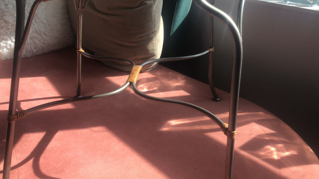 Unique Wicker Metal Patio Dining Set for small spaces  - 3 Piece - photo 3