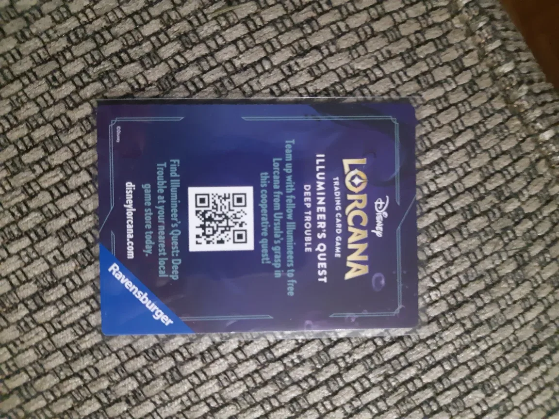 Disney Lorcana Deep Trouble Illumineers Quest Card image indicator(2)