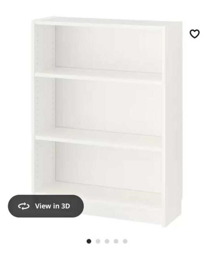 TWO - white billy shelf Bookcase