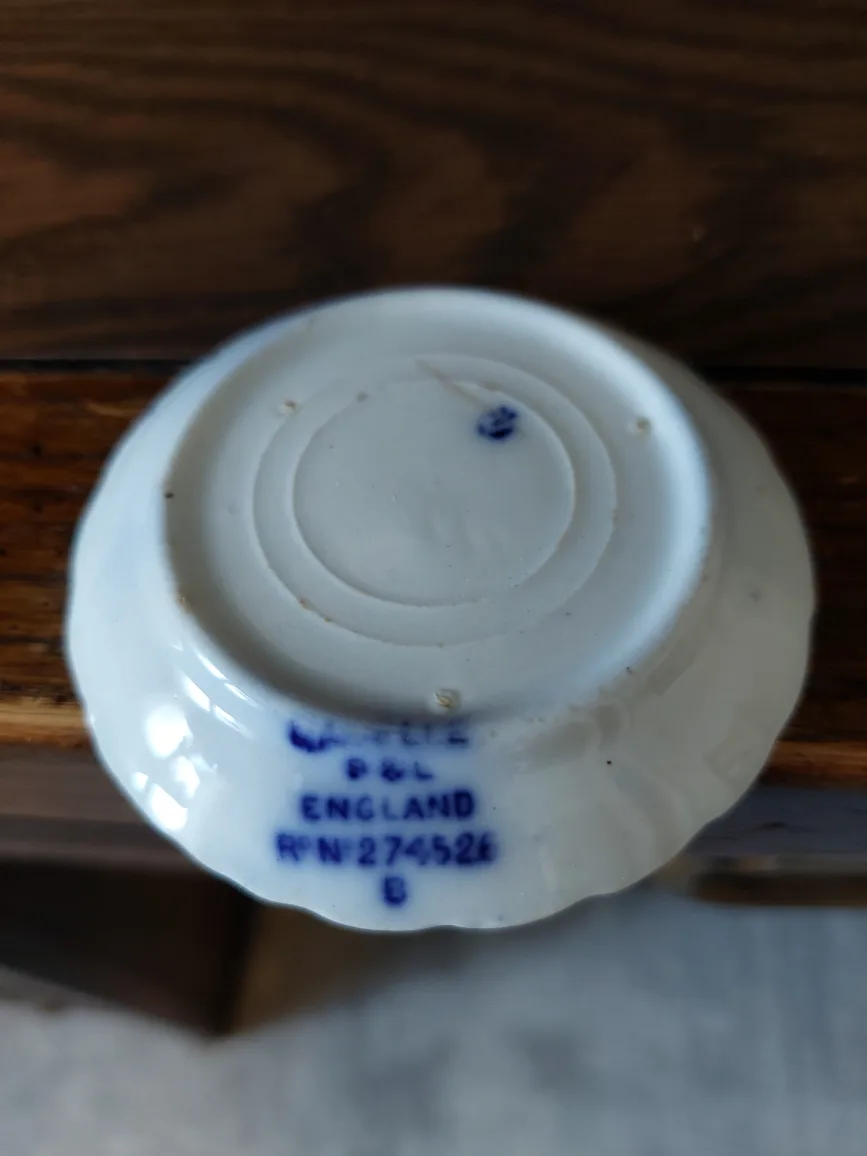 Set of four antique miniature plates image indicator(2)