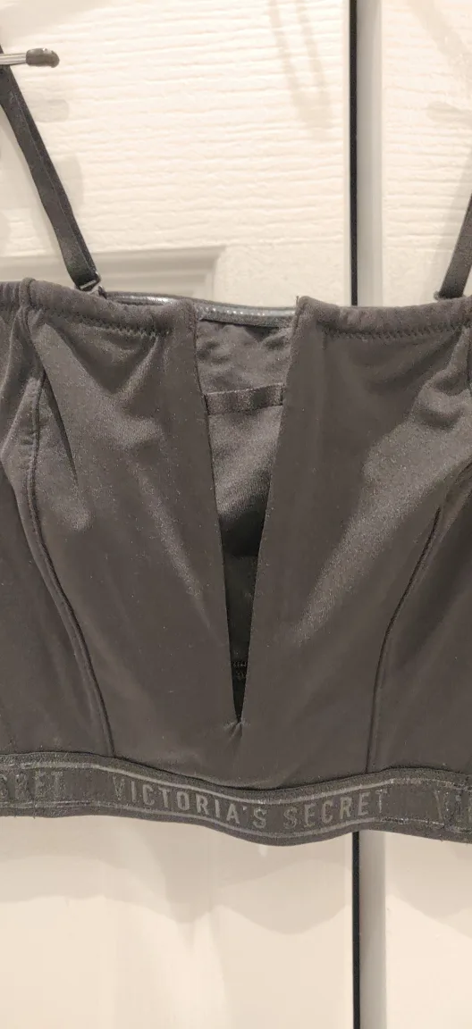 Victoria's Secret Black goth Corset Top image indicator(4)