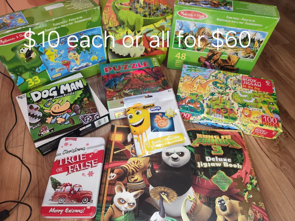 Baby Carrier, Kids Skates, Snowsuit, Puzzles & Piano Mat image indicator(4)