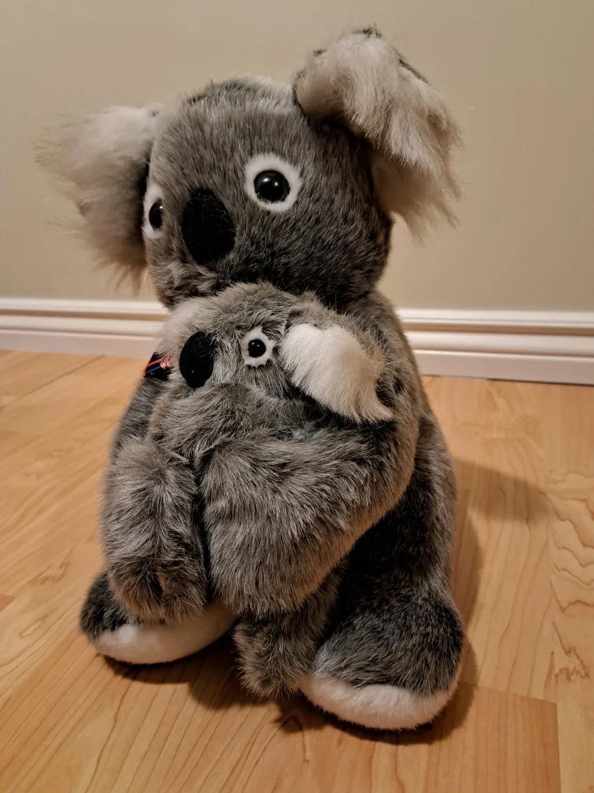 14" Koala Mom and Baby Plush Set image indicator(8)