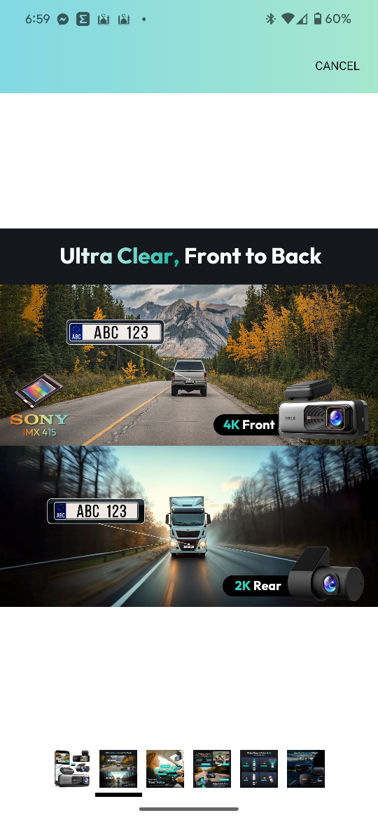 Botslab 4K UHD Dash Cam with ADAS - photo 3