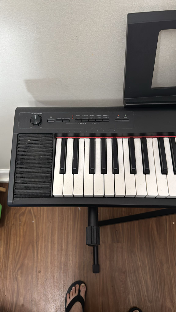 Yamaha 61-Key Piaggero Ultra-Portable Digital Piano, Black - photo 3