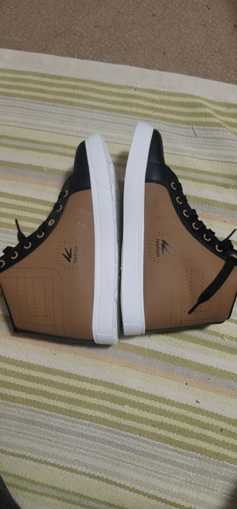 Brand New Black High Top Fashion Sneakers