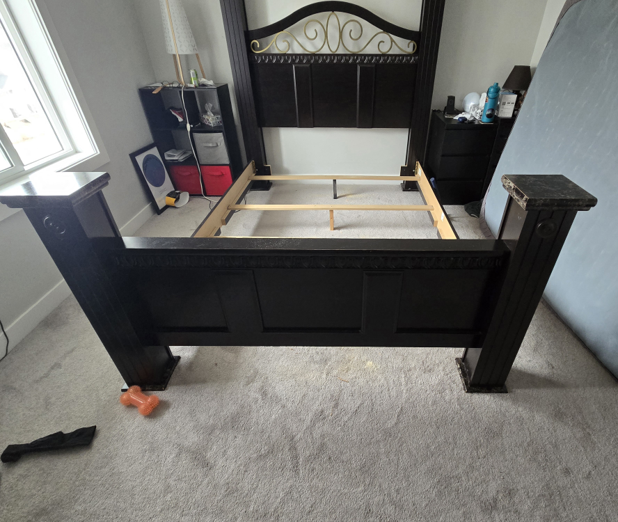 Queen Size Poster Bed Frame - photo 2