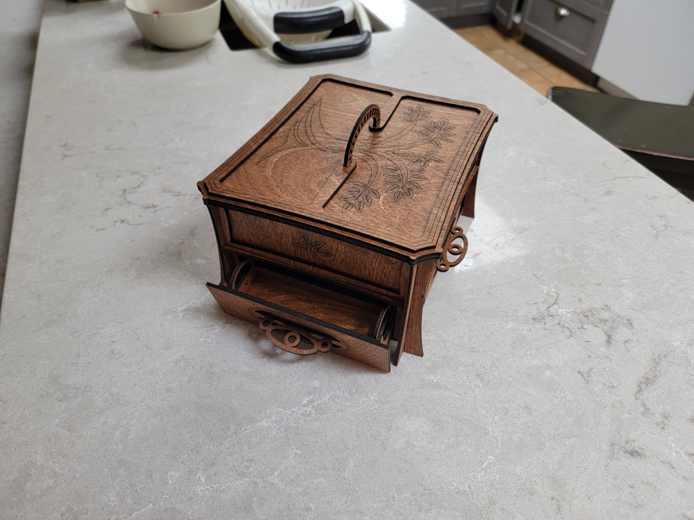 Wooden Jewelry Box with Drawers - photo 4