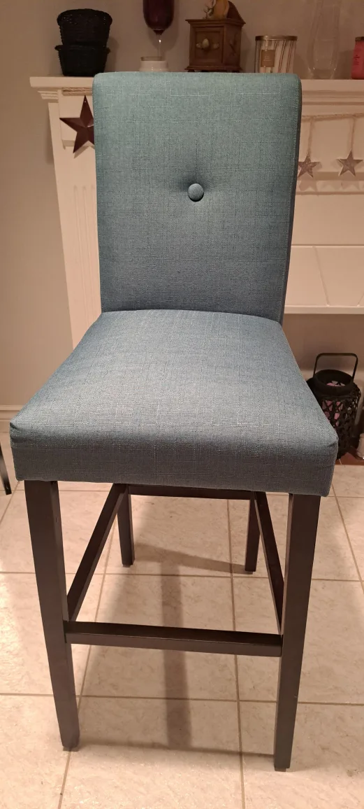 Teal Upholstered Bar Stools (x2) image indicator(6)