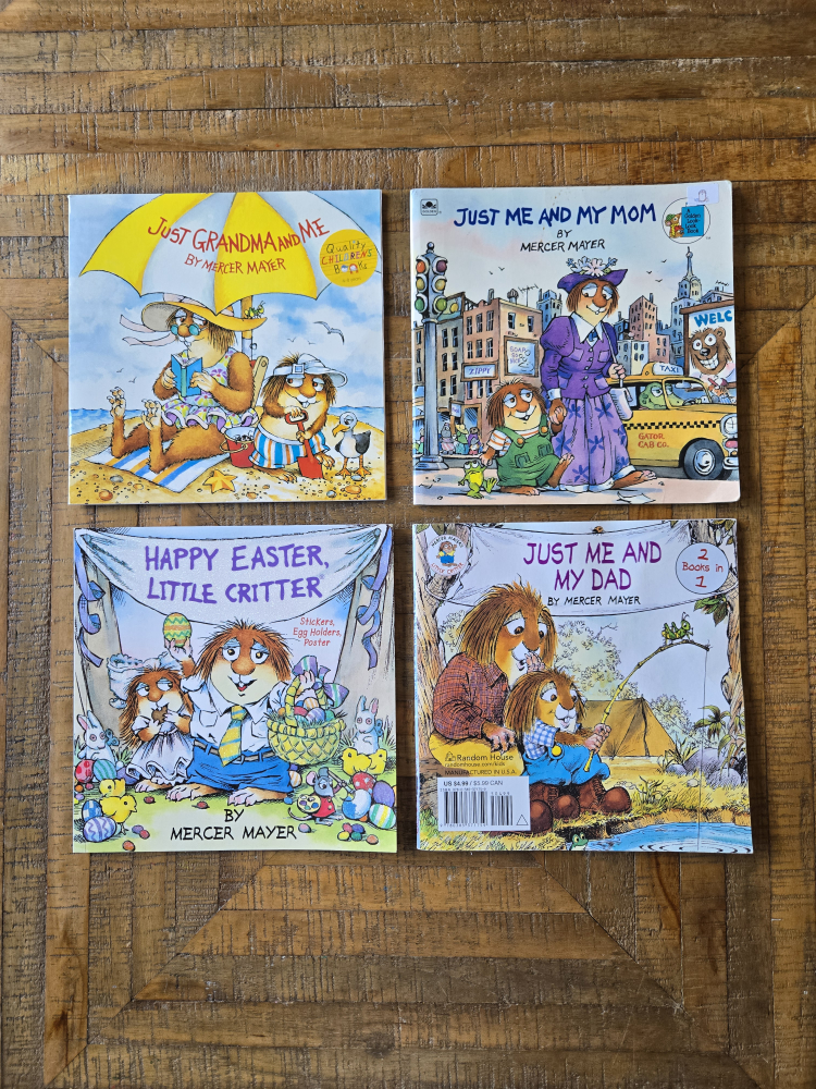 Set of four Mercer Mayer Little Critter books
