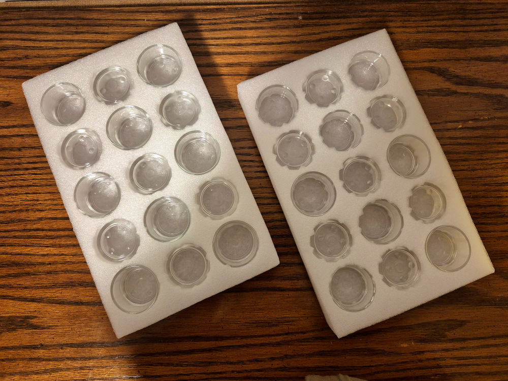 Bulk lot of 20 unscented tea light candle holders - photo 3