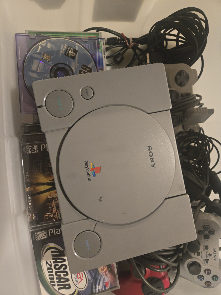 Sony PlayStation 1 Console with Games and Accessories