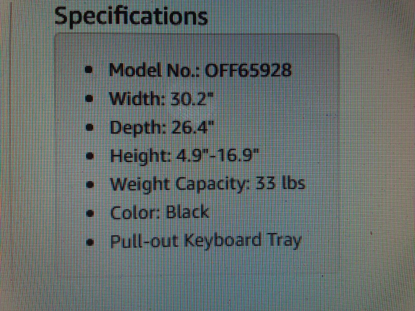 Adjustable Standing Desk Converter *LIKE NEW* image indicator(6)