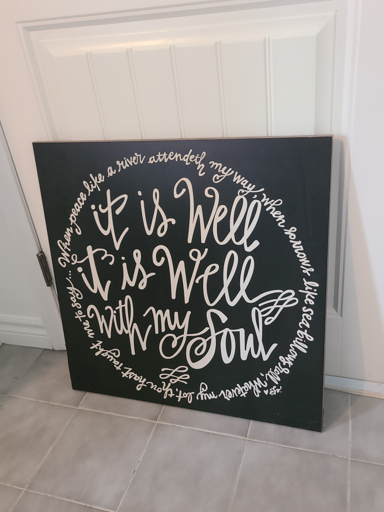 Hobby Lobby 'It Is Well With My Soul' Wall Decor - photo 2