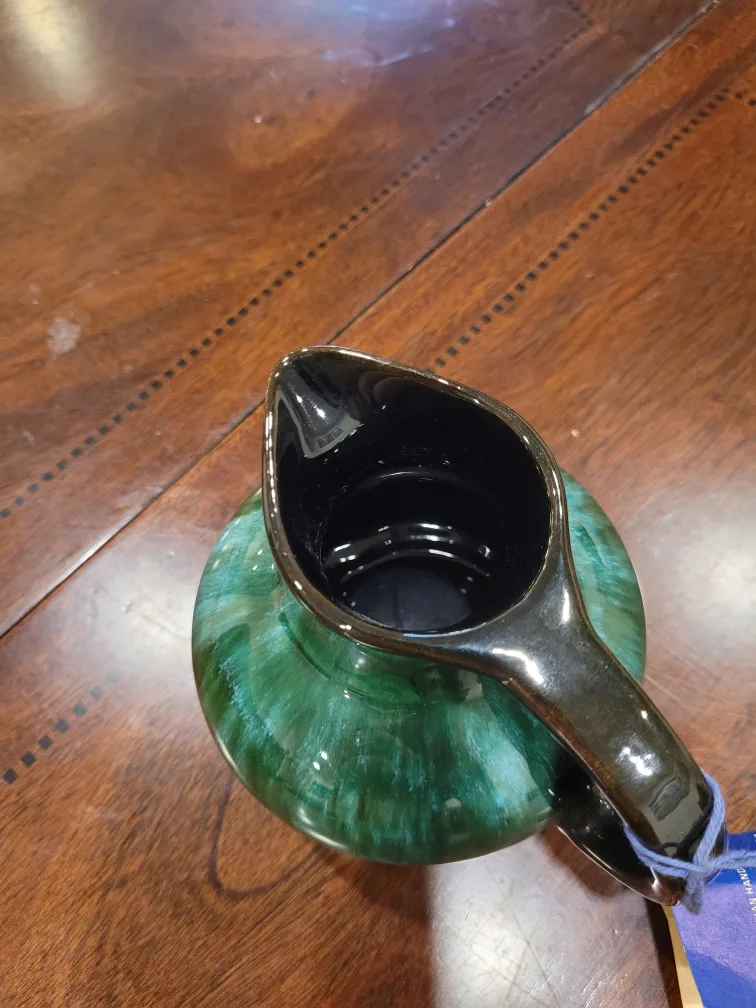 Blue Mountain Pottery - Small Green Pitcher image indicator(4)
