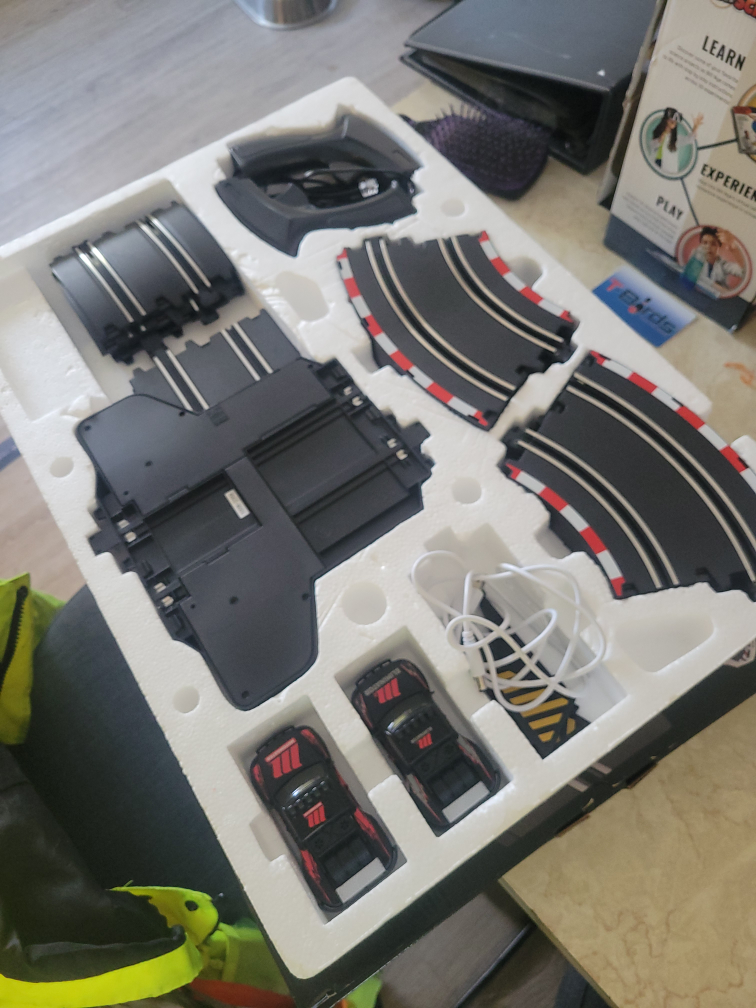 MotoMaster Slot Car & Racetrack Toy Set