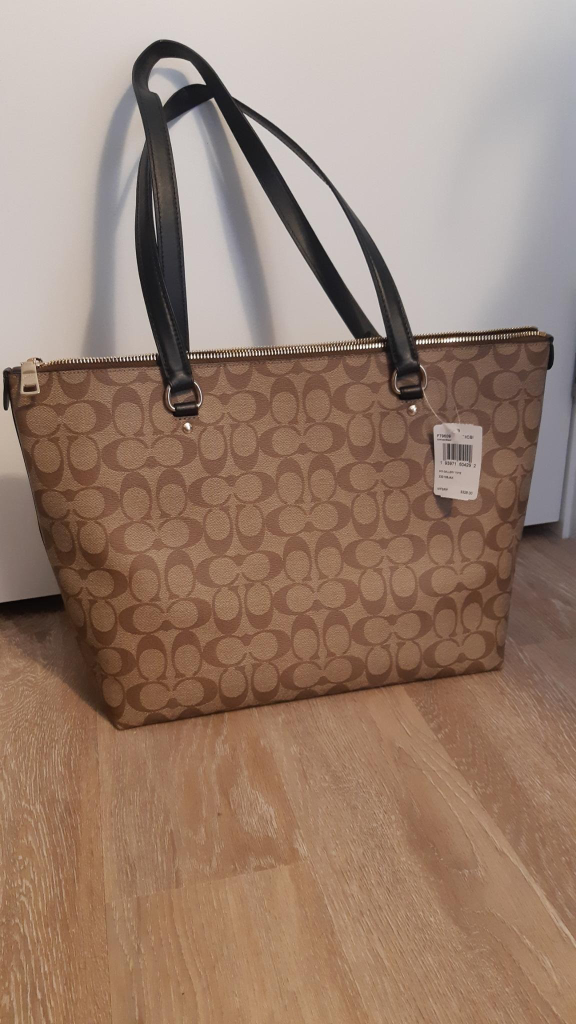 Coach Tote Bag - Brown Signature Canvas - photo 3