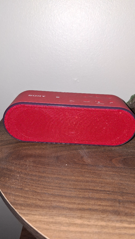 Sony Portable Bluetooth Speaker - Red
