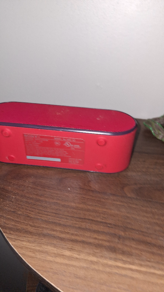 Sony Portable Bluetooth Speaker - Red - photo 3