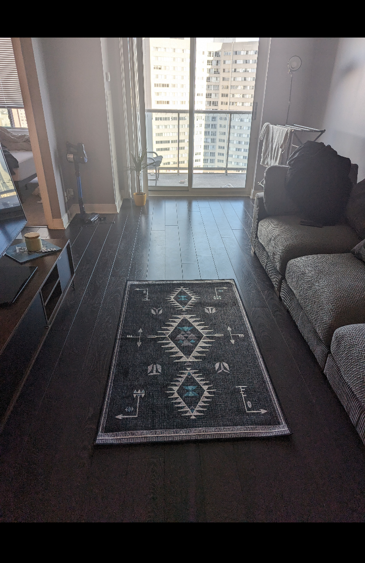 Ruggable rugs with pad system