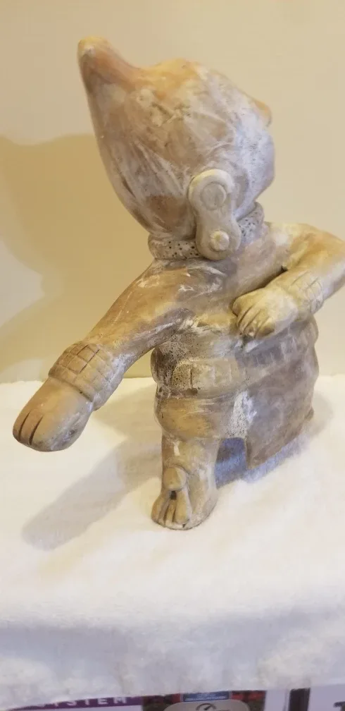 Unique Mayan-Style Carved Stone Statue image indicator(2)