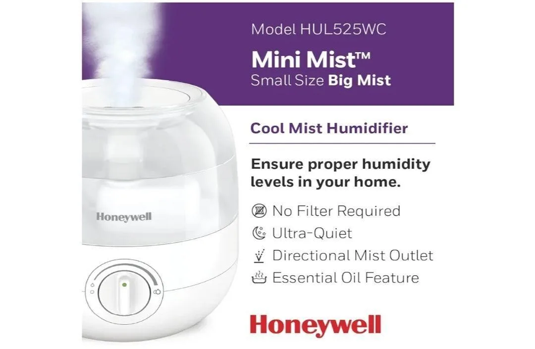 Honeywell Mini Mist Humidifier - HUL525WC image indicator(3)