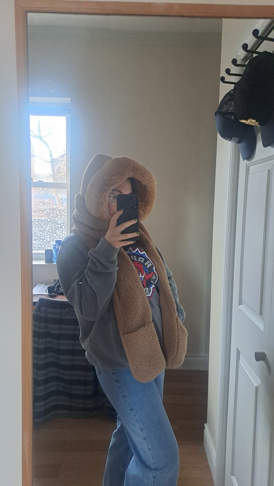Cozy Sherpa Hooded Scarf - photo 2