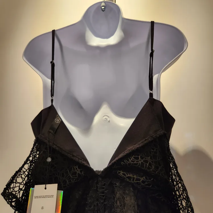 Black Crochet Lace Jumpsuit image indicator(8)