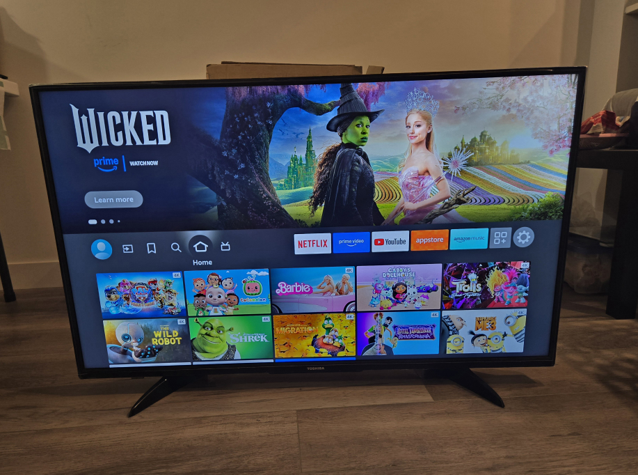 Toshiba 43” 4K UHD Smart Fire TV – Includes Stand!
