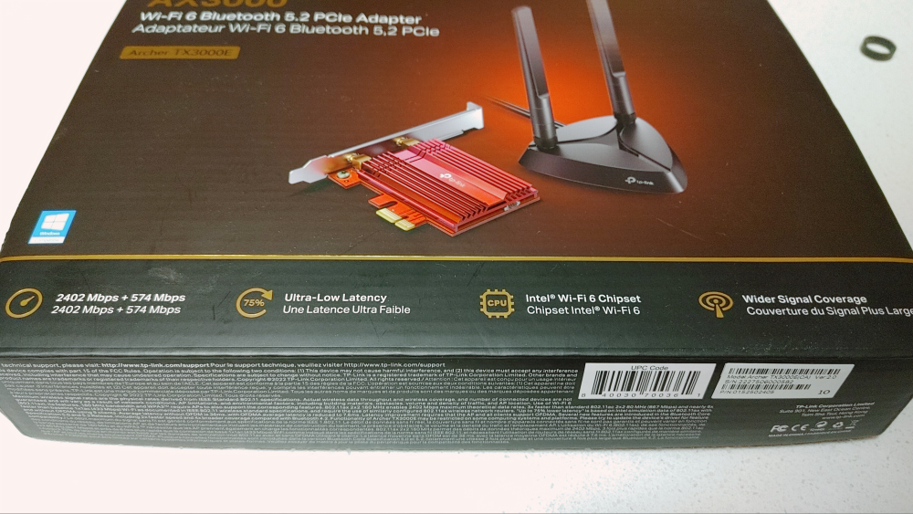 Tp-link Archer TX3000E Wi-Fi 6 PCI card - photo 4