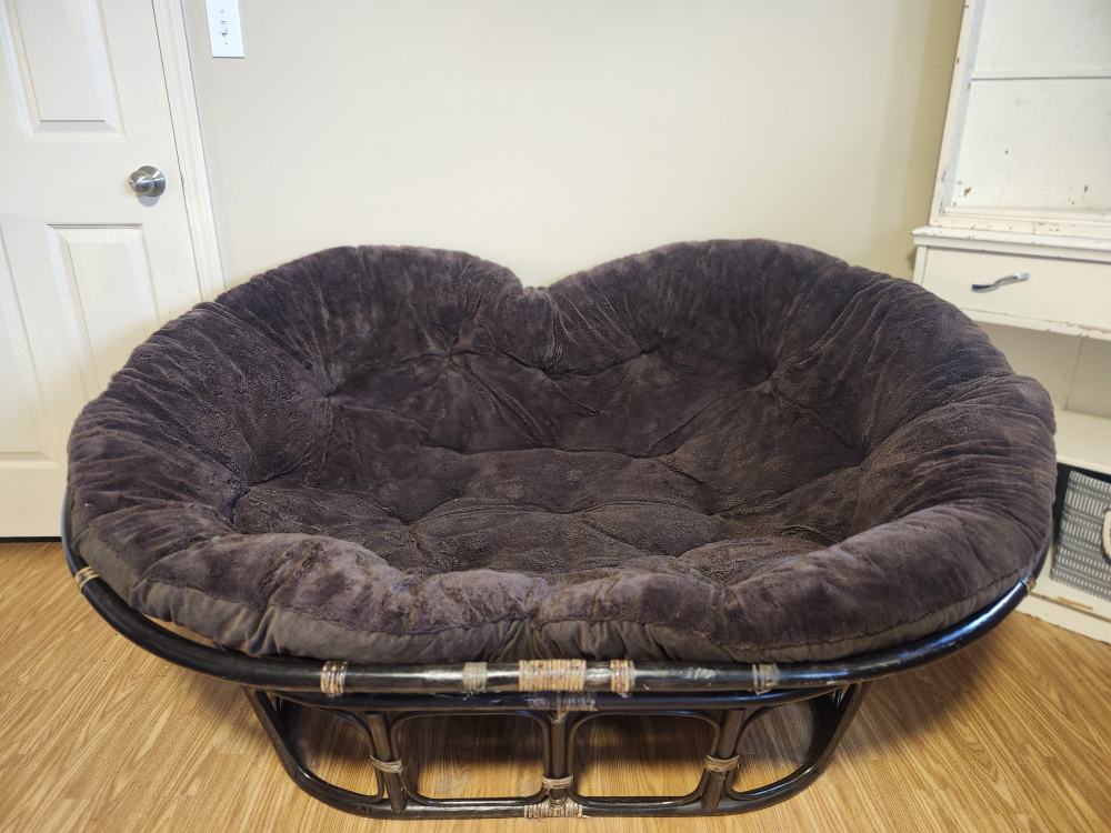 Double Papasan Chair with Cushion
