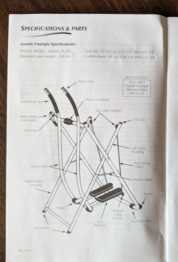 Tony Little's Gazelle Freestyle Glider - photo 3